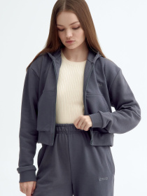 Худі ES8 3510-01-064009, колір темно-сірий модель 3510-01-064009 Худі ES8 3510-01-064009, колір темно-сірий модель 3510-01-064009 Фото