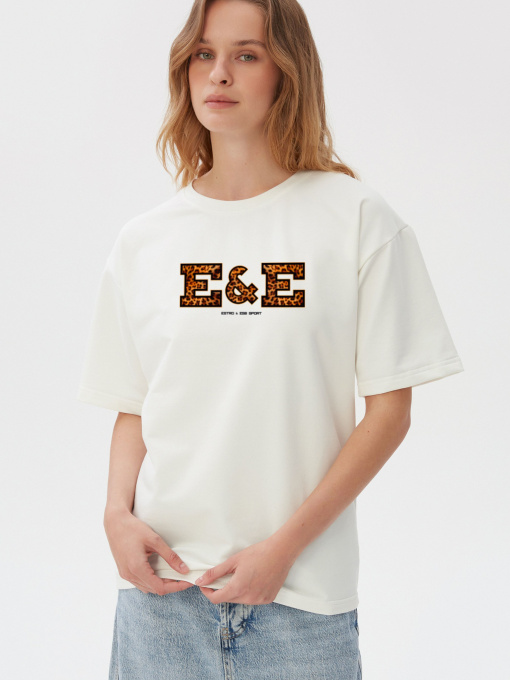 Футболка ESTRO 7002-1-06402, колір білий модель 7002-1-06402 Фото