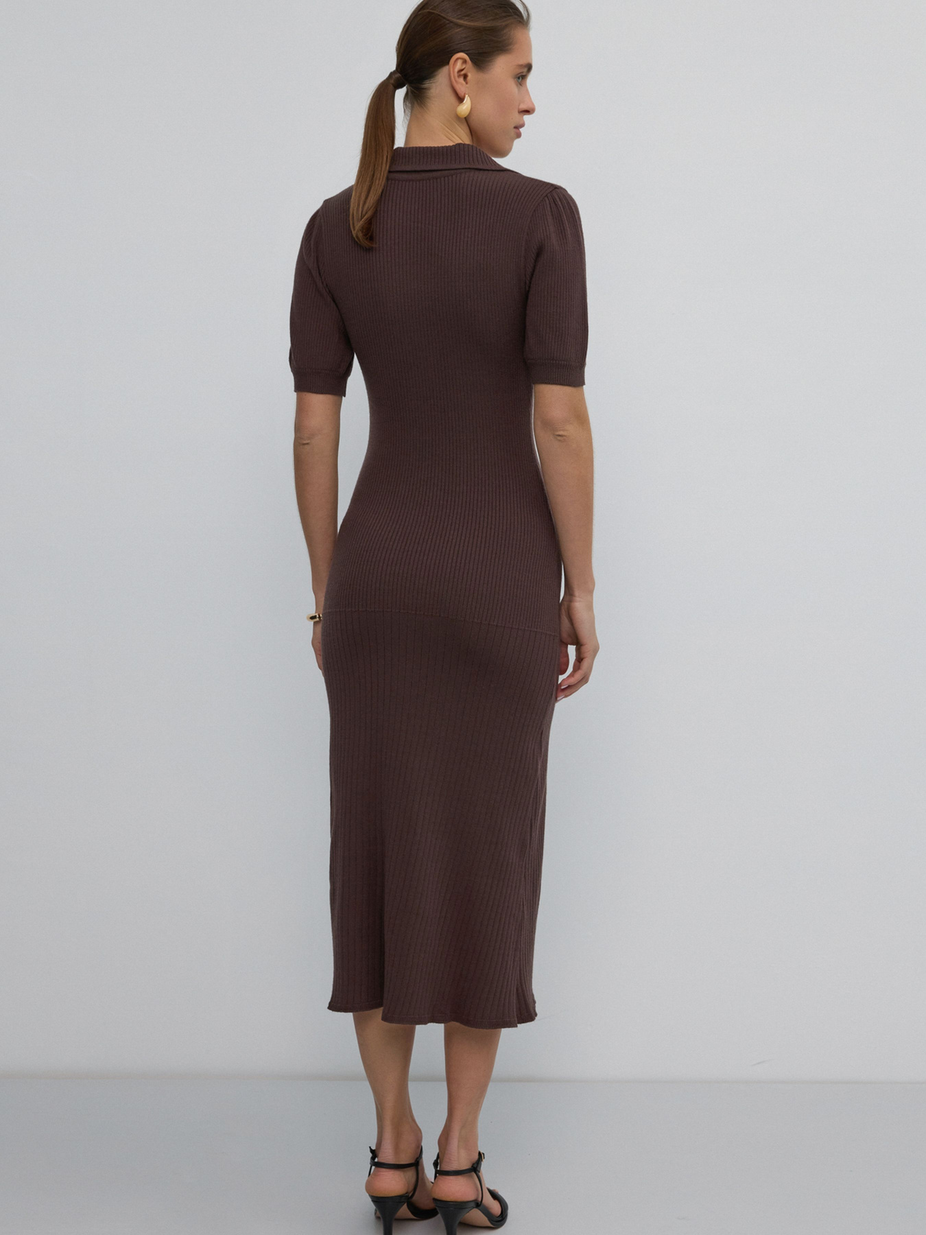 Сукня ESTRO 0231-121408, колір коричневий модель 0231-121408 Фото