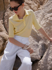 Футболка ESTRO 0239-013819, колір жовтий модель 0239-013819 Футболка ESTRO 0239-013819, колір жовтий модель 0239-013819 Фото