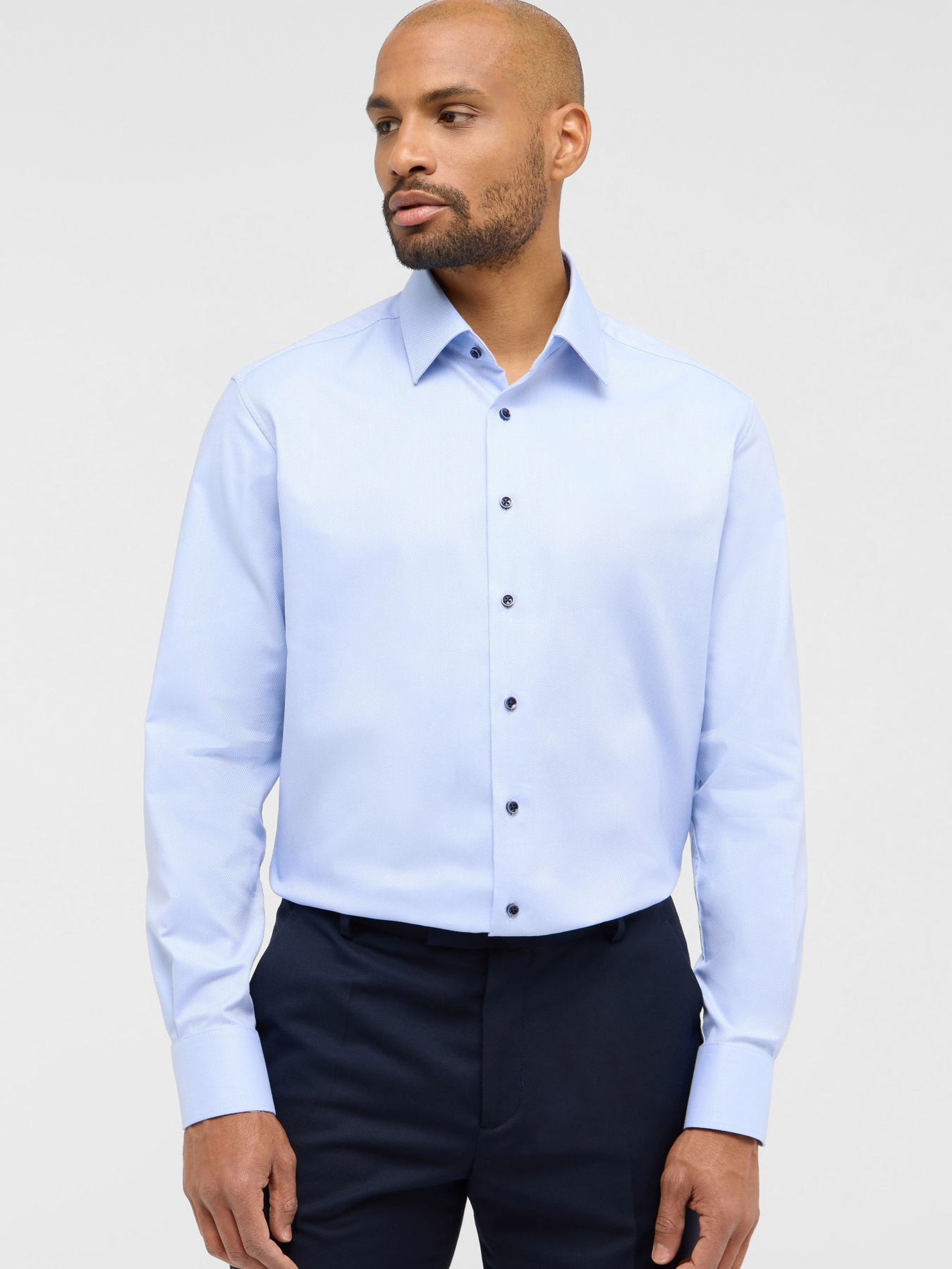 Рубашка повседневная Eterna модель 2132/12/X171.12 Рубашка повседневная Eterna модель 2132/12/X171.12 Фото