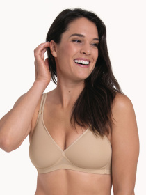 Бюстгальтер із щільними чашками Spacer, без кісточок модель 5231beige Фото