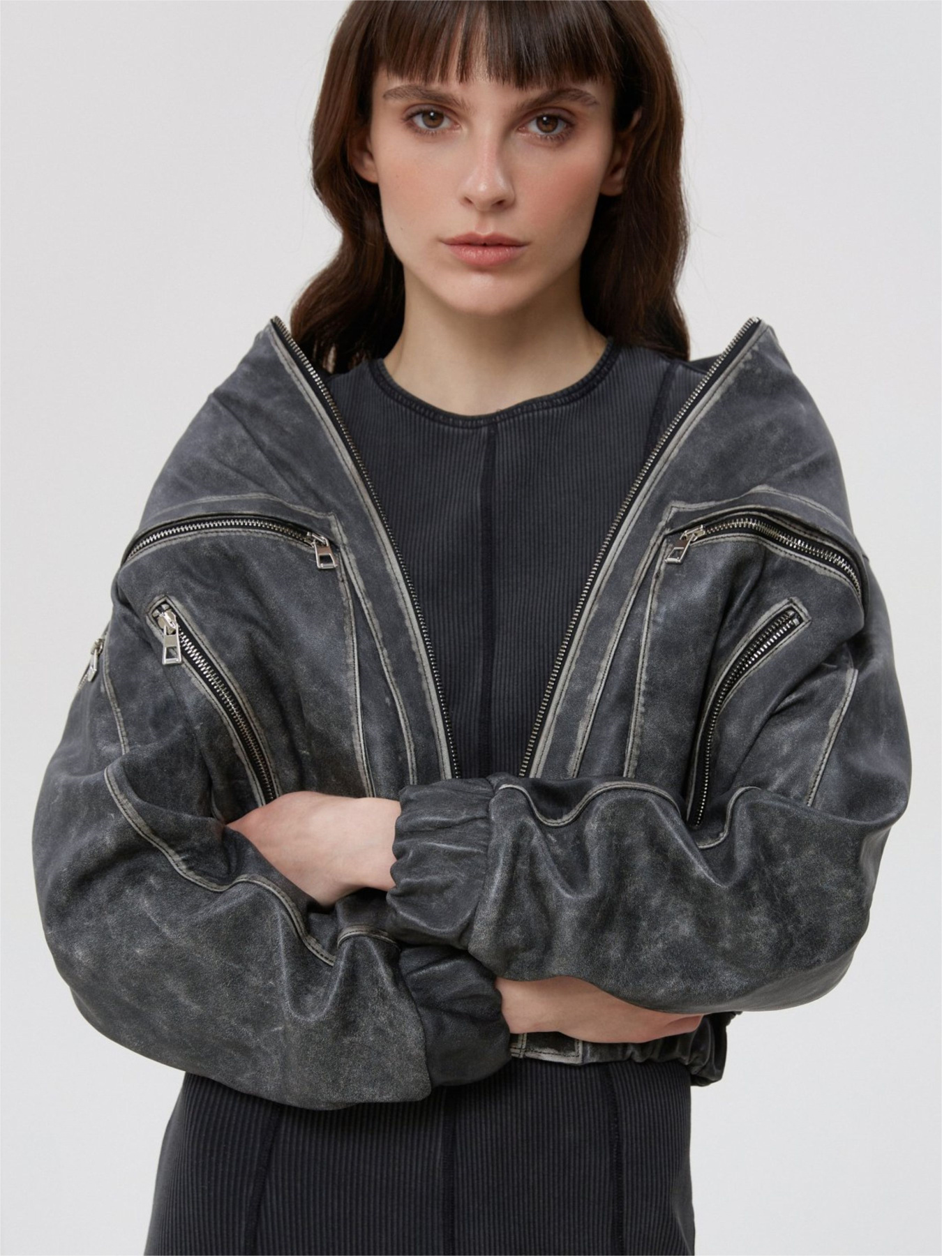 Куртка ESTRO 866-105, колір сірий модель 866-105 Фото