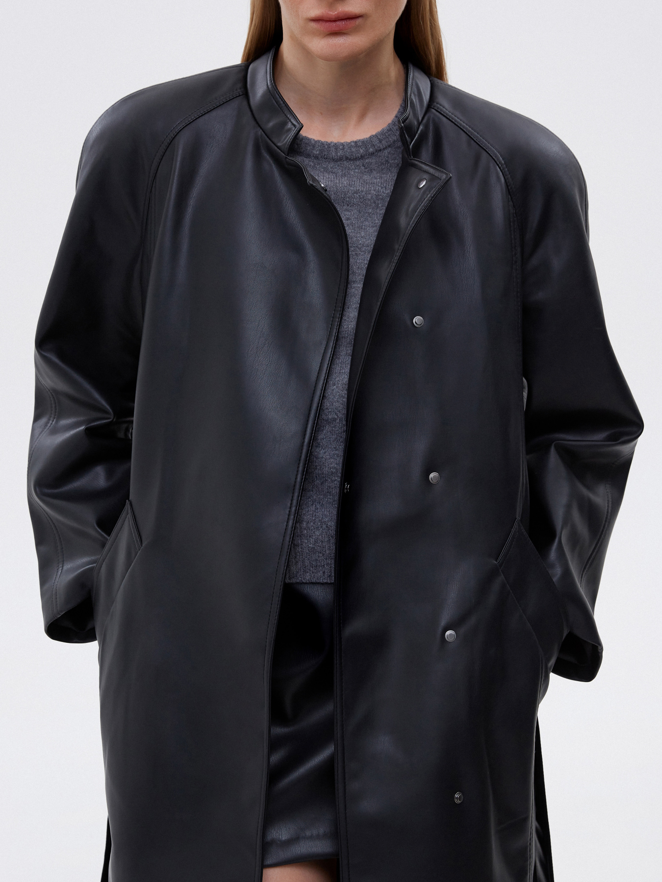 Тренч ESTRO 456-32301, колір чорний модель 456-32301 Фото