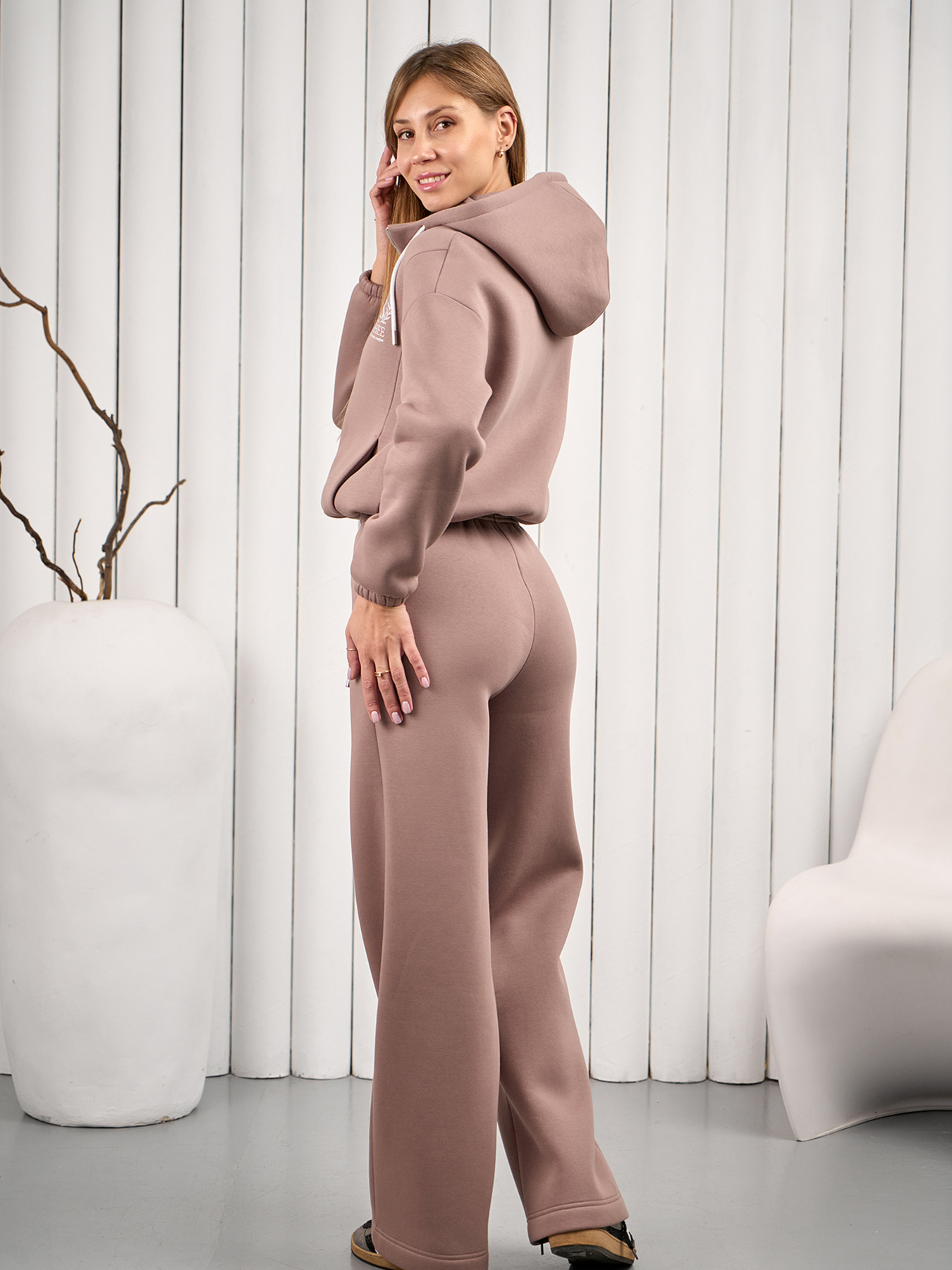 Стильний та теплий жіночий костюм Tishee модель TS-00120 Фото