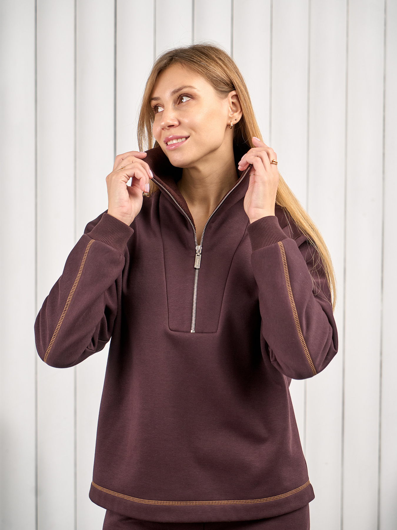 Теплий жіночий костюм Tishee модель TS-00115 Фото