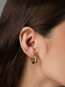 Серьги-кольца Famo модель SER-13477_01 Фото