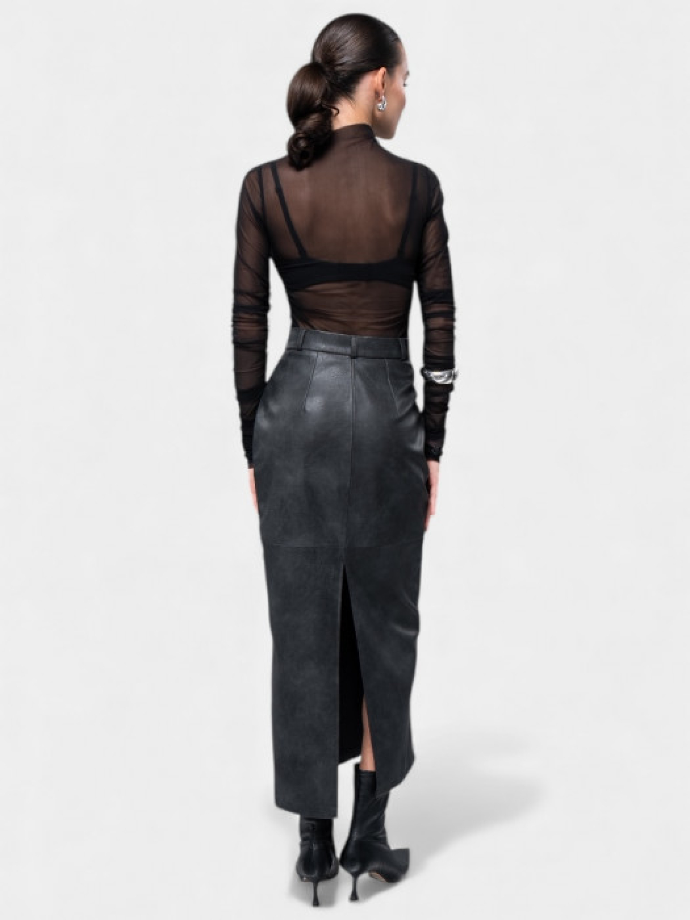 Юбка кожаная Blazh модель 11211 Фото