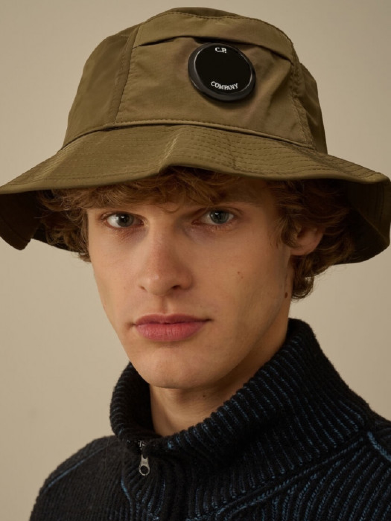 Хакі панама з матеріалу Chrome-R модель 11676 Фото