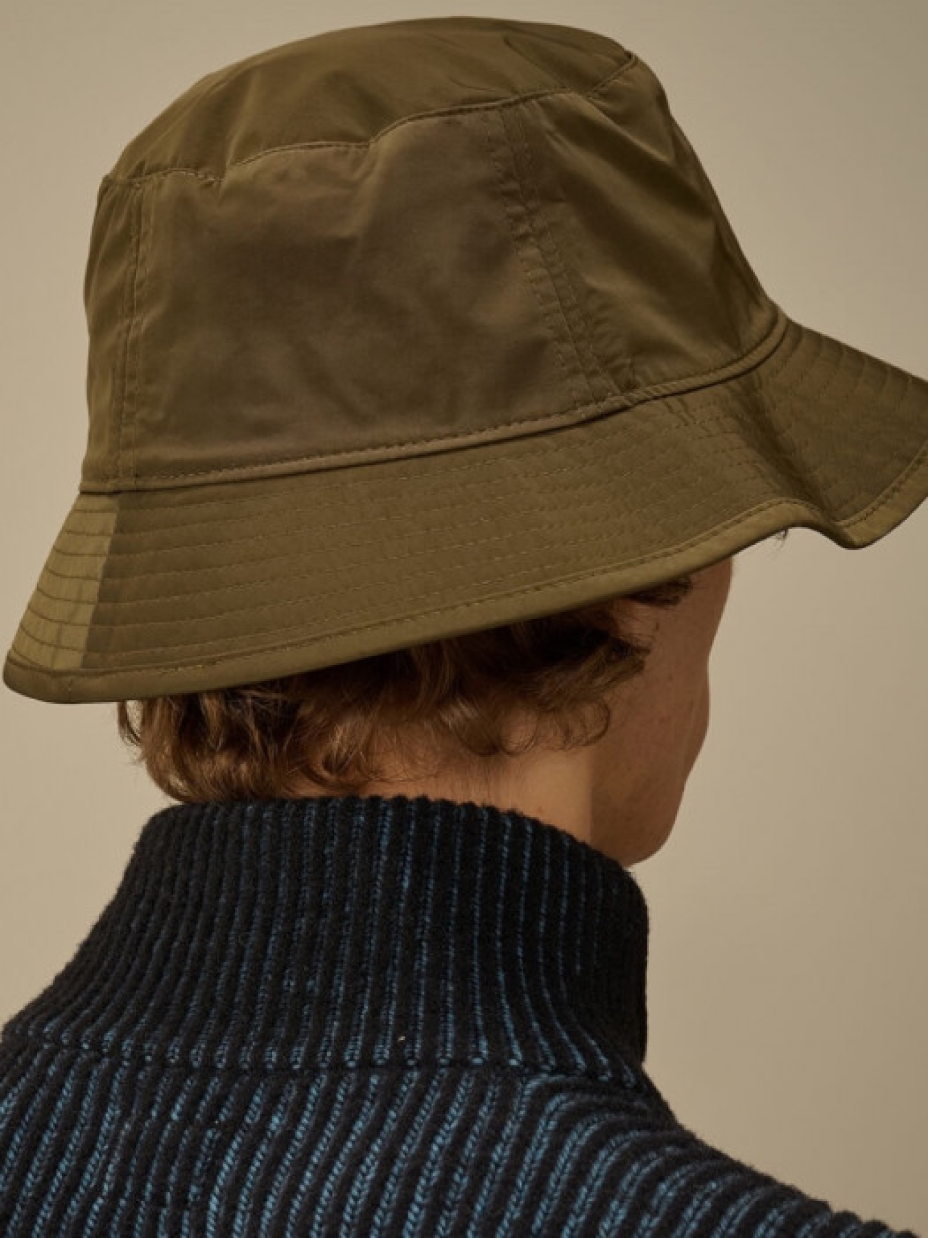 Хакі панама з матеріалу Chrome-R модель 11676 Фото