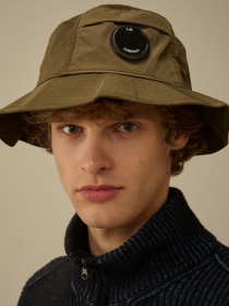 Хакі панама з матеріалу Chrome-R модель 11676 Фото