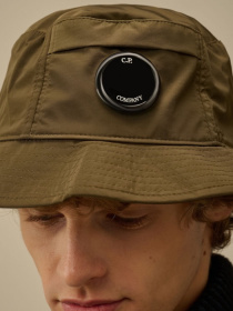 Хакі панама з матеріалу Chrome-R модель 11676 Фото