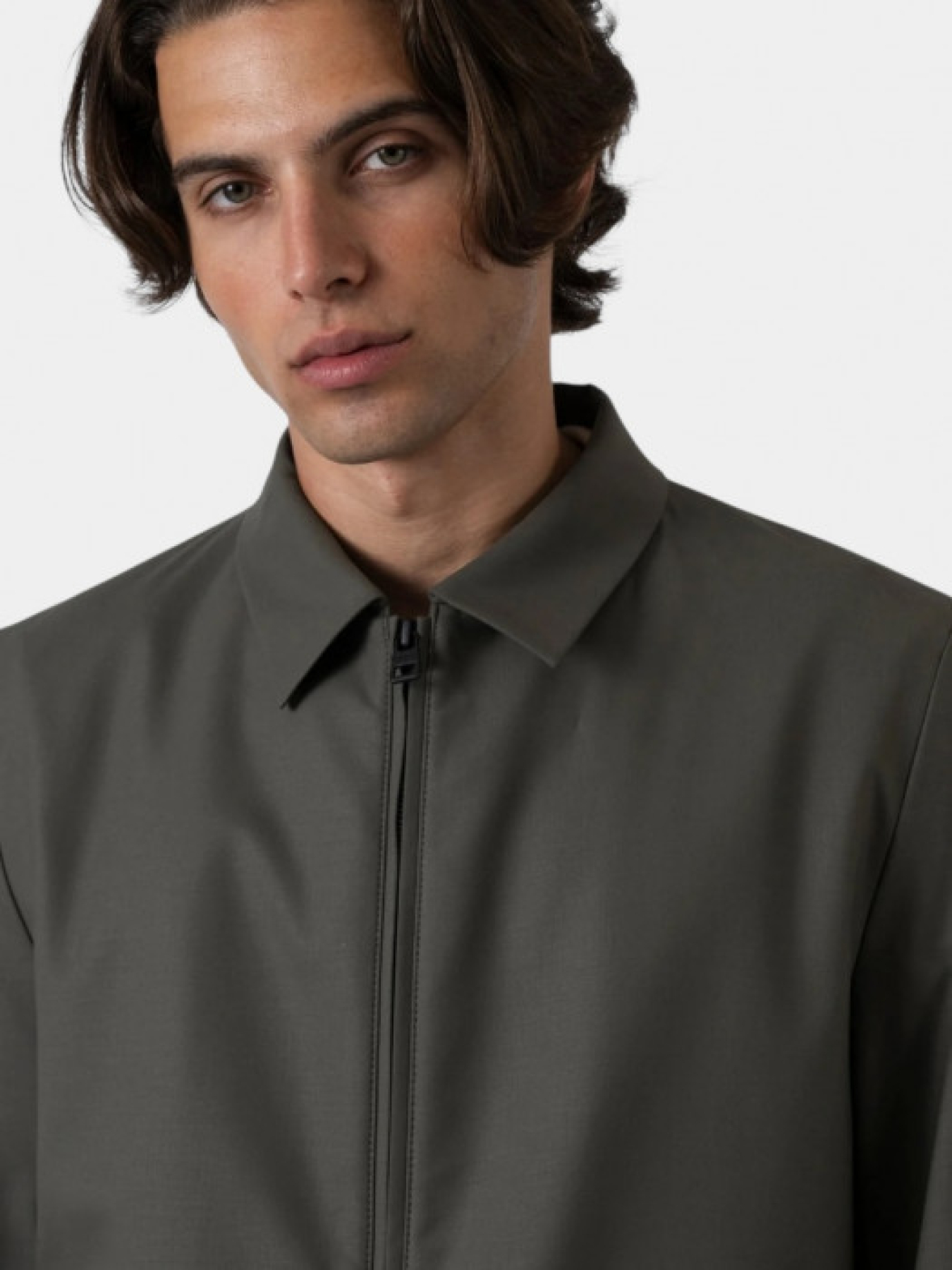 Сіра вовняна куртка Hellys241F1X модель 11407 Сіра вовняна куртка Hellys241F1X модель 11407 Фото