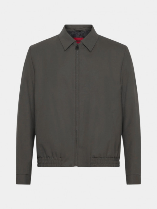 Сіра вовняна куртка Hellys241F1X модель 11407 Фото