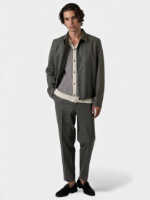 Сіра вовняна куртка Hellys241F1X модель 11407 Сіра вовняна куртка Hellys241F1X модель 11407 Фото