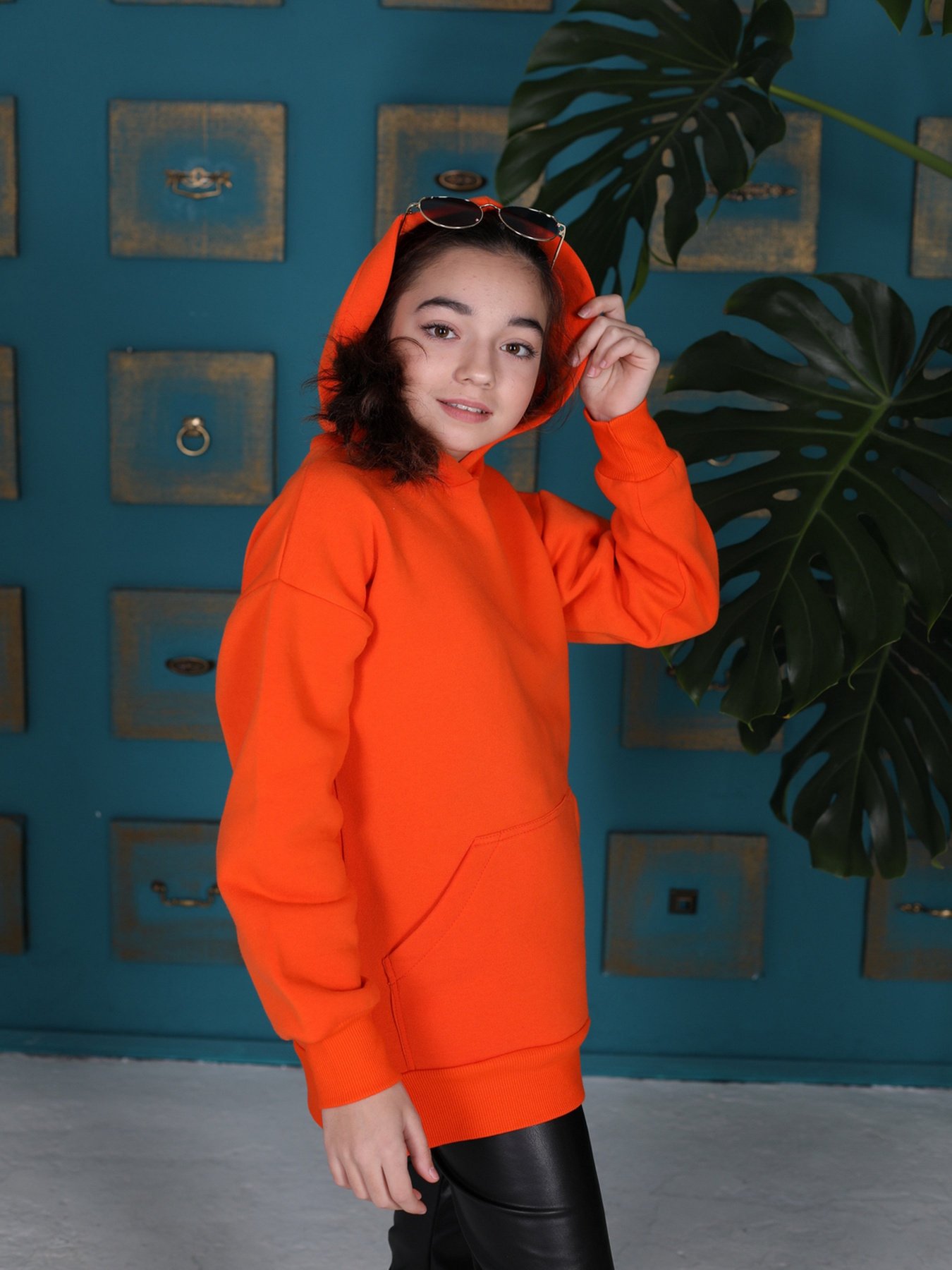 Худі ISSA Plus модель CD-479_orange Фото