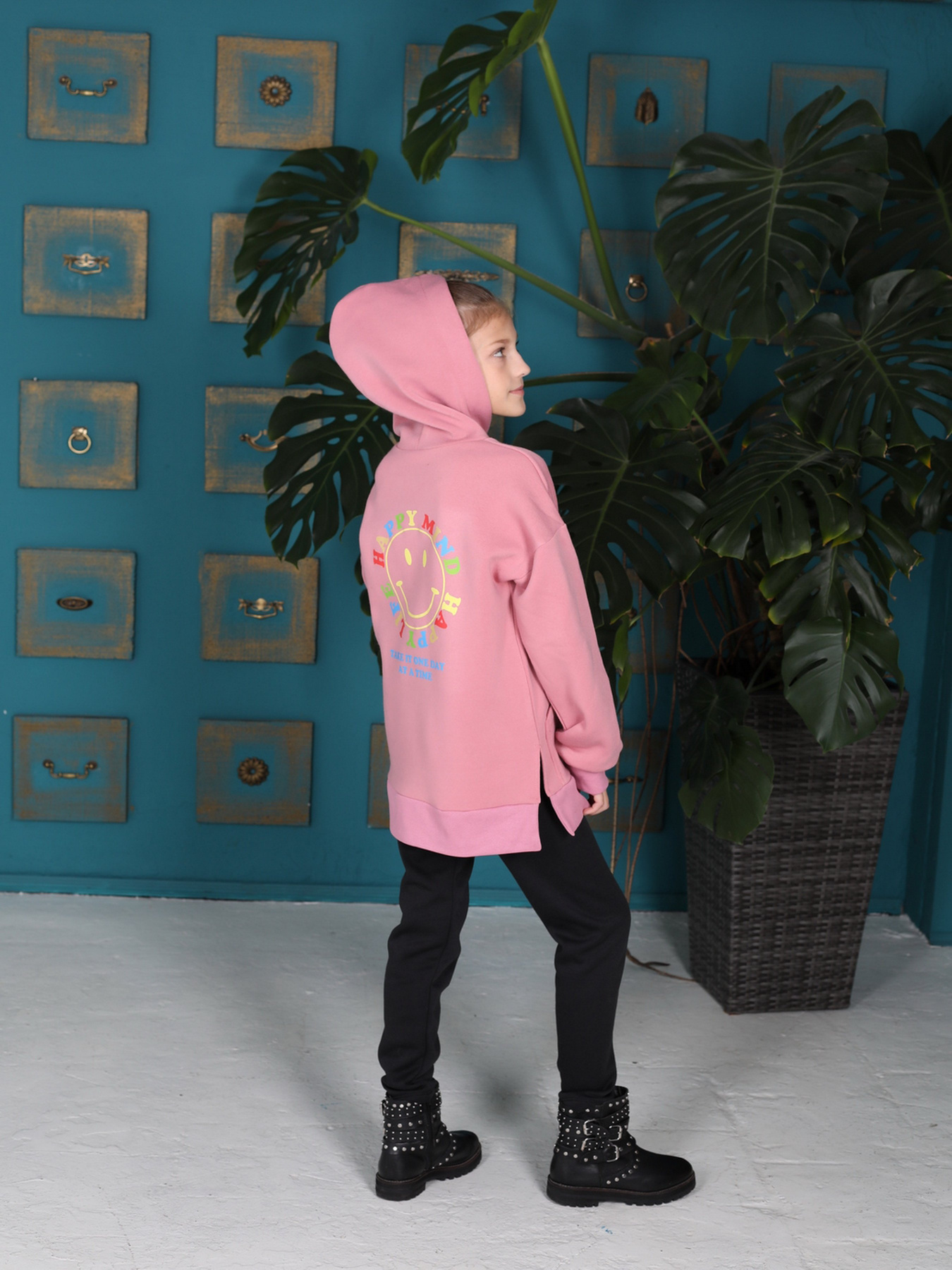 Худі ISSA Plus модель CD-479_pink Фото