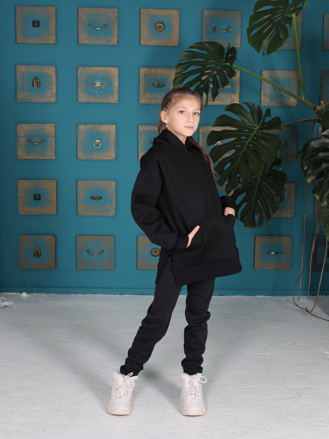 Худі ISSA Plus модель CD-479_black Фото