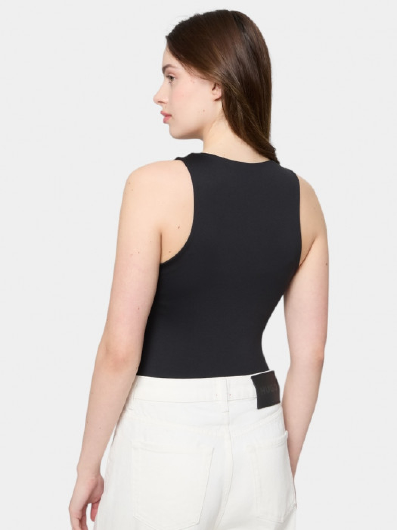 Чорне еластичне боді Dasiel модель 11443 Чорне еластичне боді Dasiel модель 11443 Фото