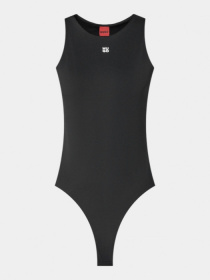 Чорне еластичне боді Dasiel модель 11443 Чорне еластичне боді Dasiel модель 11443 Фото