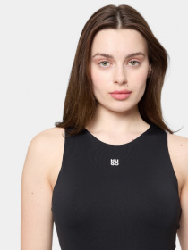 Чорне еластичне боді Dasiel модель 11443 Чорне еластичне боді Dasiel модель 11443 Фото