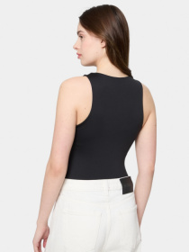 Чорне еластичне боді Dasiel модель 11443 Чорне еластичне боді Dasiel модель 11443 Фото