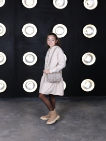 Платье мини ISSA Plus модель CD-476_beige Фото