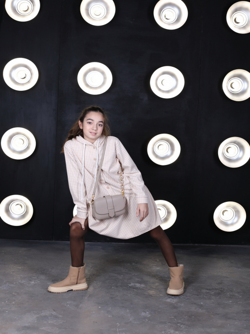 Сукня міні ISSA Plus модель CD-476_beige Фото