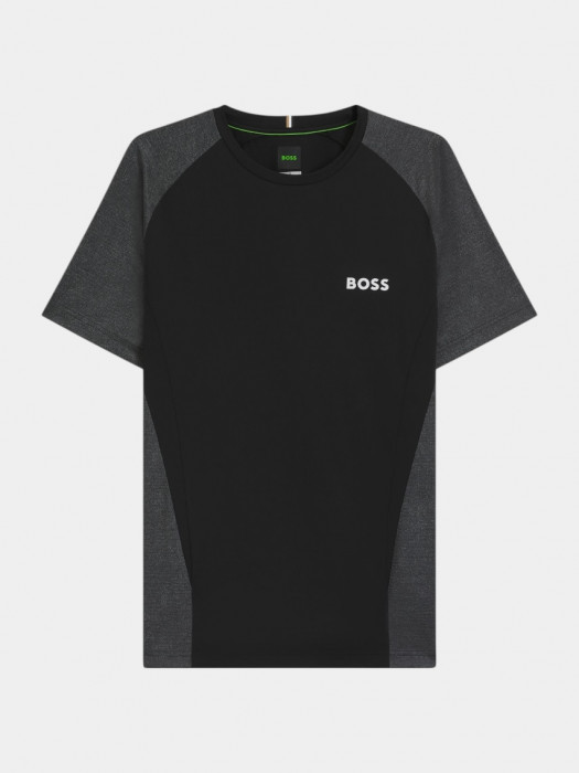 Бавовняні Чоловічі Футболки і поло Boss  (11349) колір чорний Boss - купити в Україні