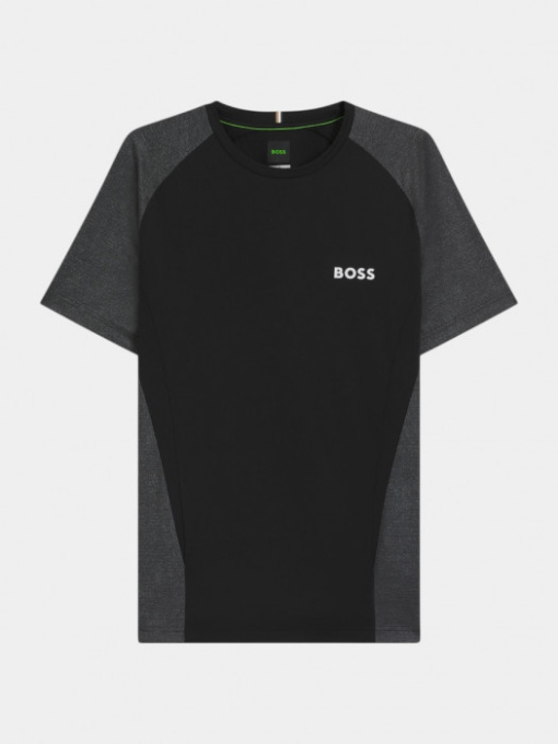 Чорна спортивна футболка TS_TOC Matchball з сітчастої тканини модель 11349 Фото