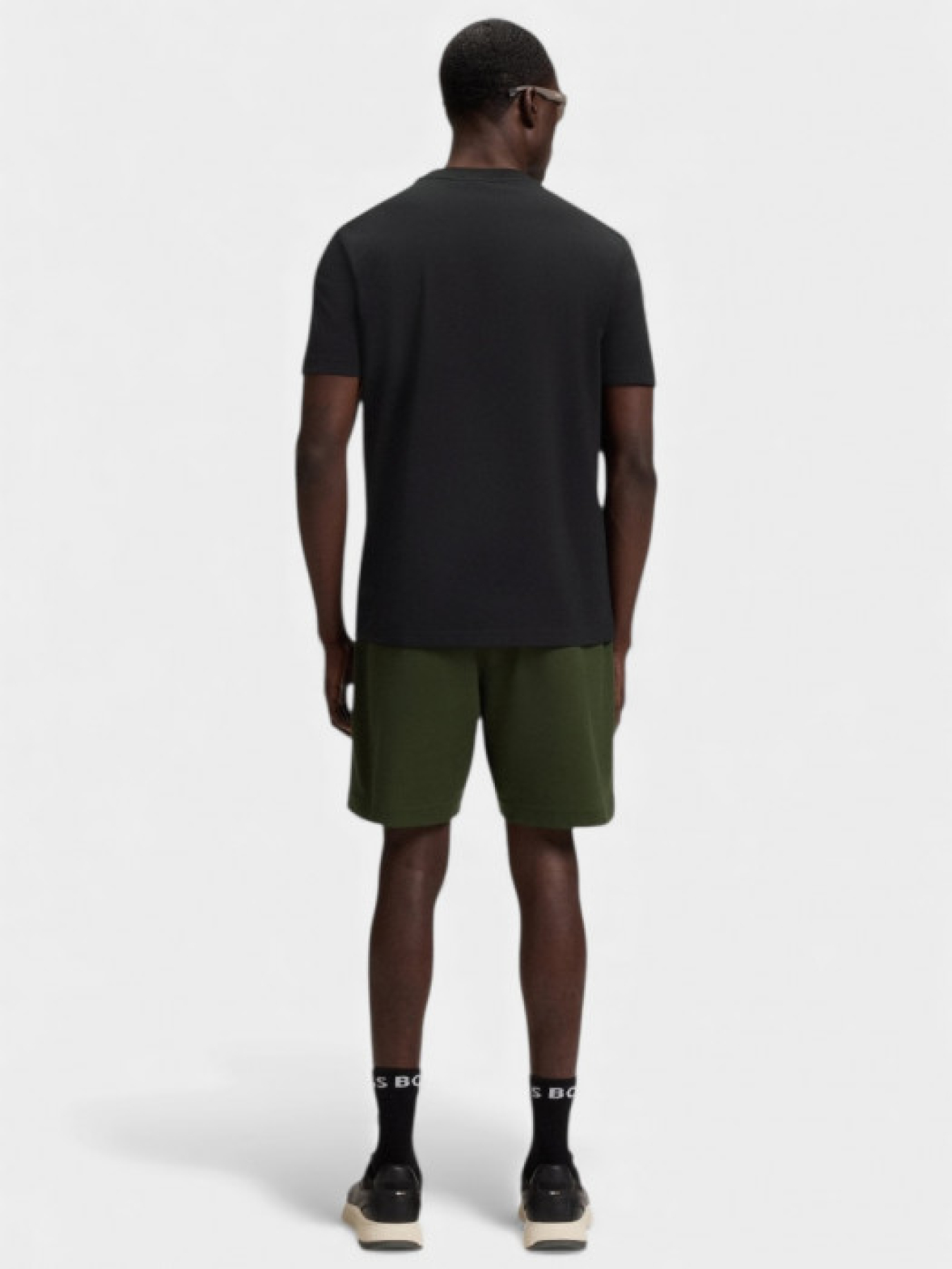 Чорна футболка Tee з еластичної бавовни модель 11342 Фото