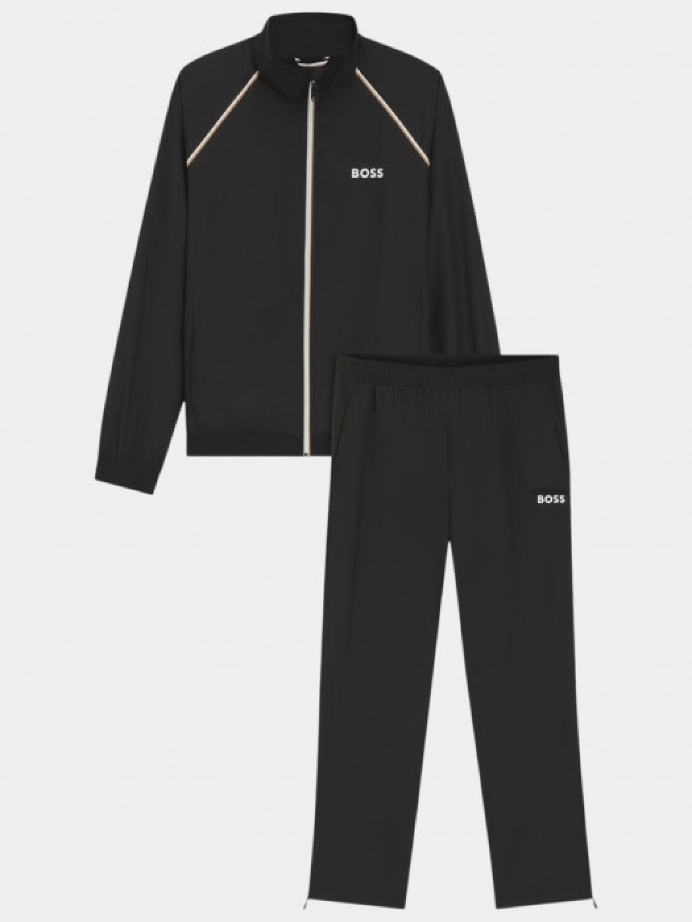 Чорний спортивний костюм LW_Match Tracksuit з водовідштовхувальним покриттям модель 11338 Чорний спортивний костюм LW_Match Tracksuit з водовідштовхувальним покриттям модель 11338 Фото