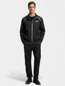 Чорний спортивний костюм LW_Match Tracksuit з водовідштовхувальним покриттям модель 11338 Чорний спортивний костюм LW_Match Tracksuit з водовідштовхувальним покриттям модель 11338 Фото