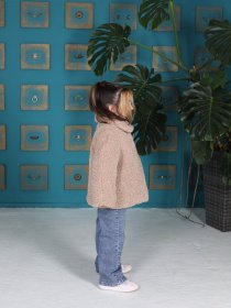 Шуба ISSA Plus Модель CD-484_beige Фото