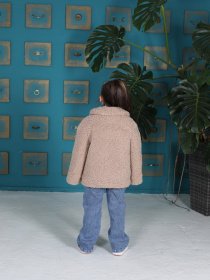 Шуба ISSA Plus Модель CD-484_beige Фото