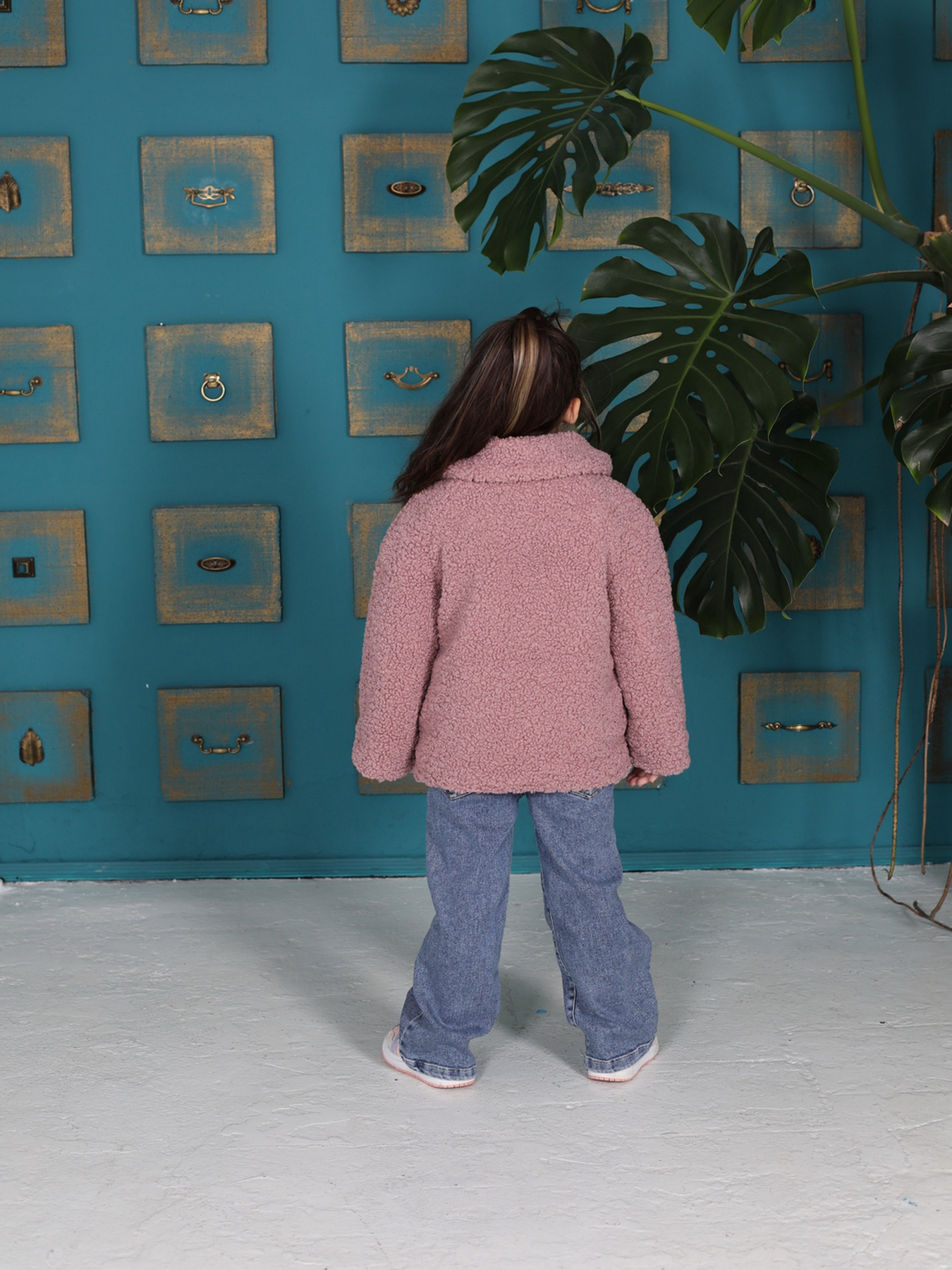 Шуба ISSA Plus модель CD-484_pink Фото