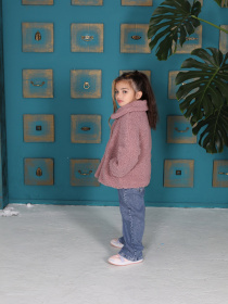 Шуба ISSA Plus модель CD-484_pink Фото