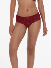 Мереживні труси-бразиліани модель 1388Red_528 Фото