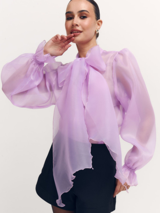 Блуза Éclat из итальянской органзы модель 245 Фото