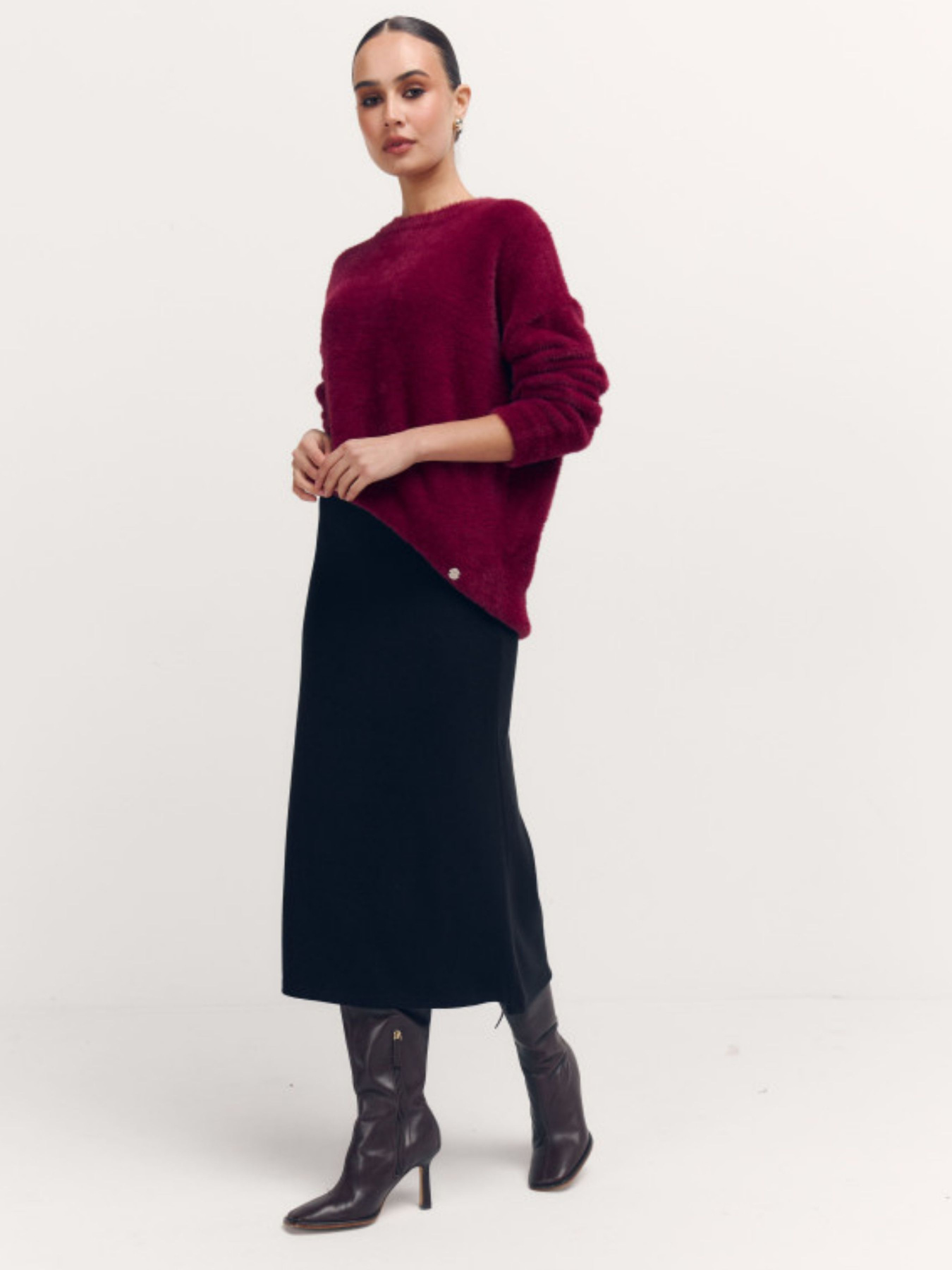 Спідниця міді Lilove модель 389 Фото