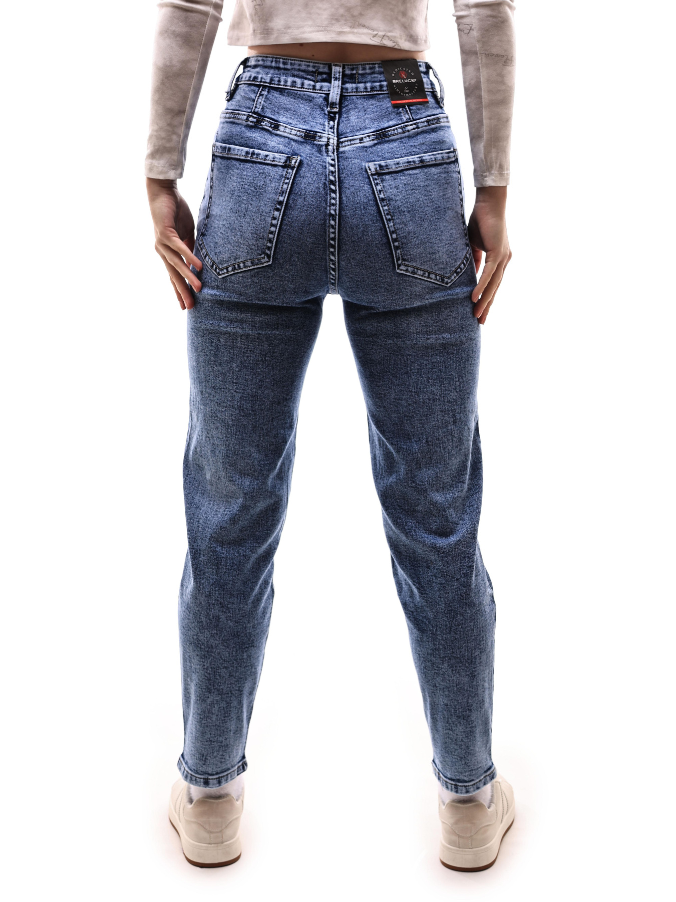 Зауженные джинсы RELUCKY модель 697801 Фото