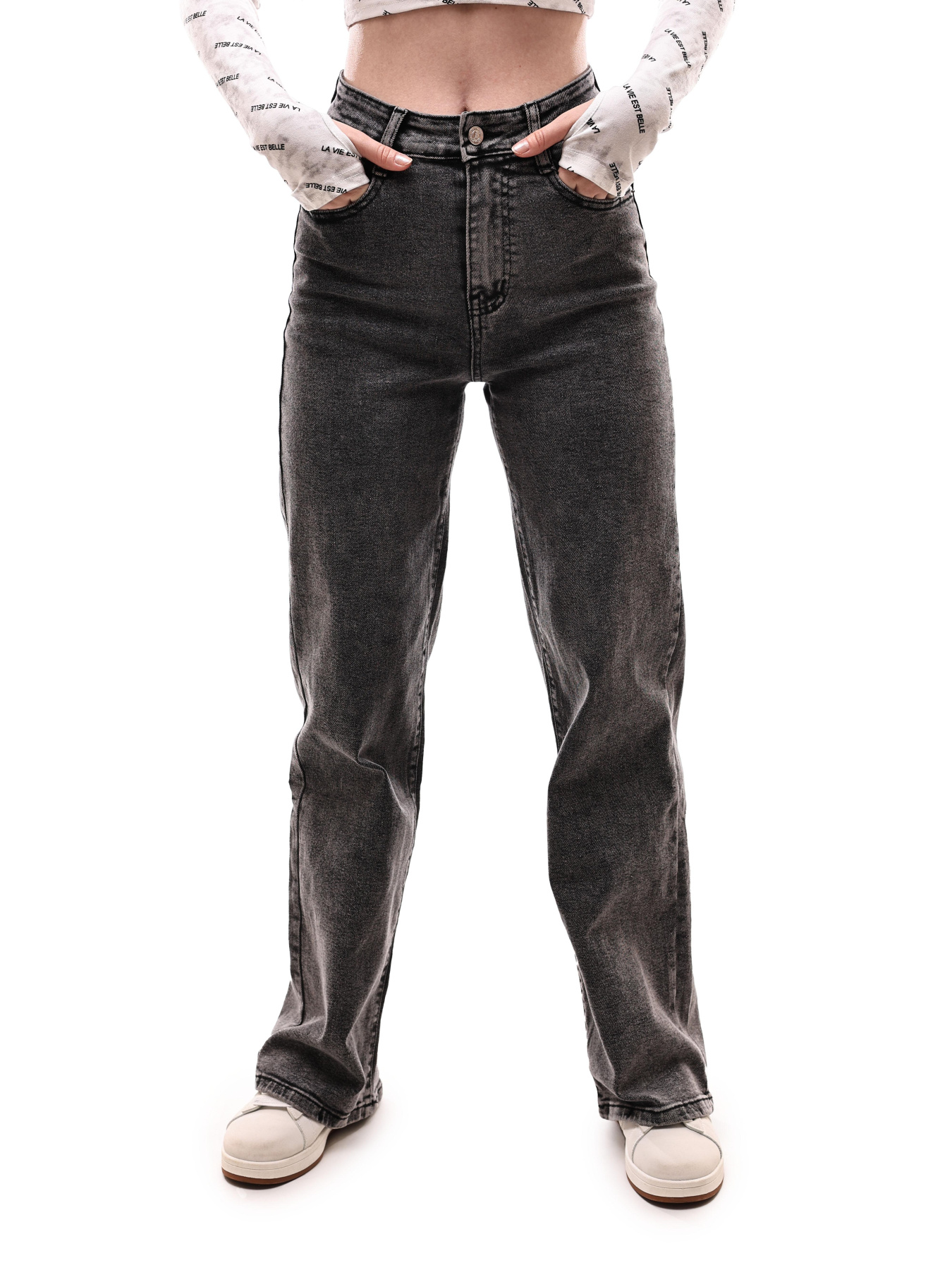 Прямі джинси RELUCKY модель 697816 Фото