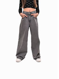 Широкие джинсы LUMO модель 703571 Широкие джинсы LUMO модель 703571 Фото