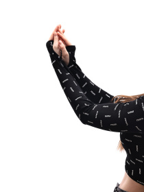 Лонгслів жіночий Чорний LUMO модель 698238 Фото