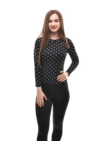 Лонгслів жіночий Чорний LUMO модель 698245 Фото