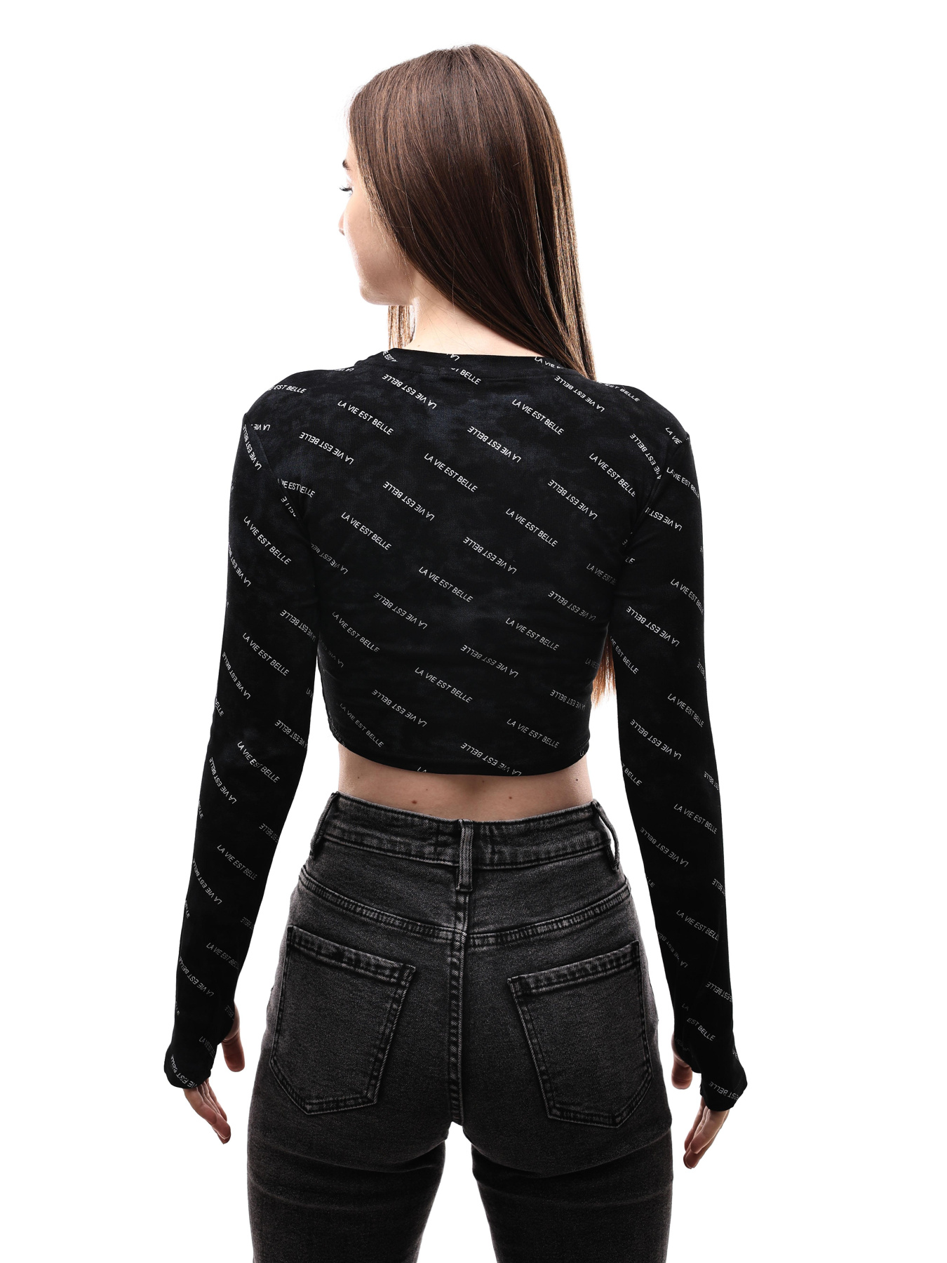 Лонгслів жіночий Чорний LUMO модель 698291 Фото