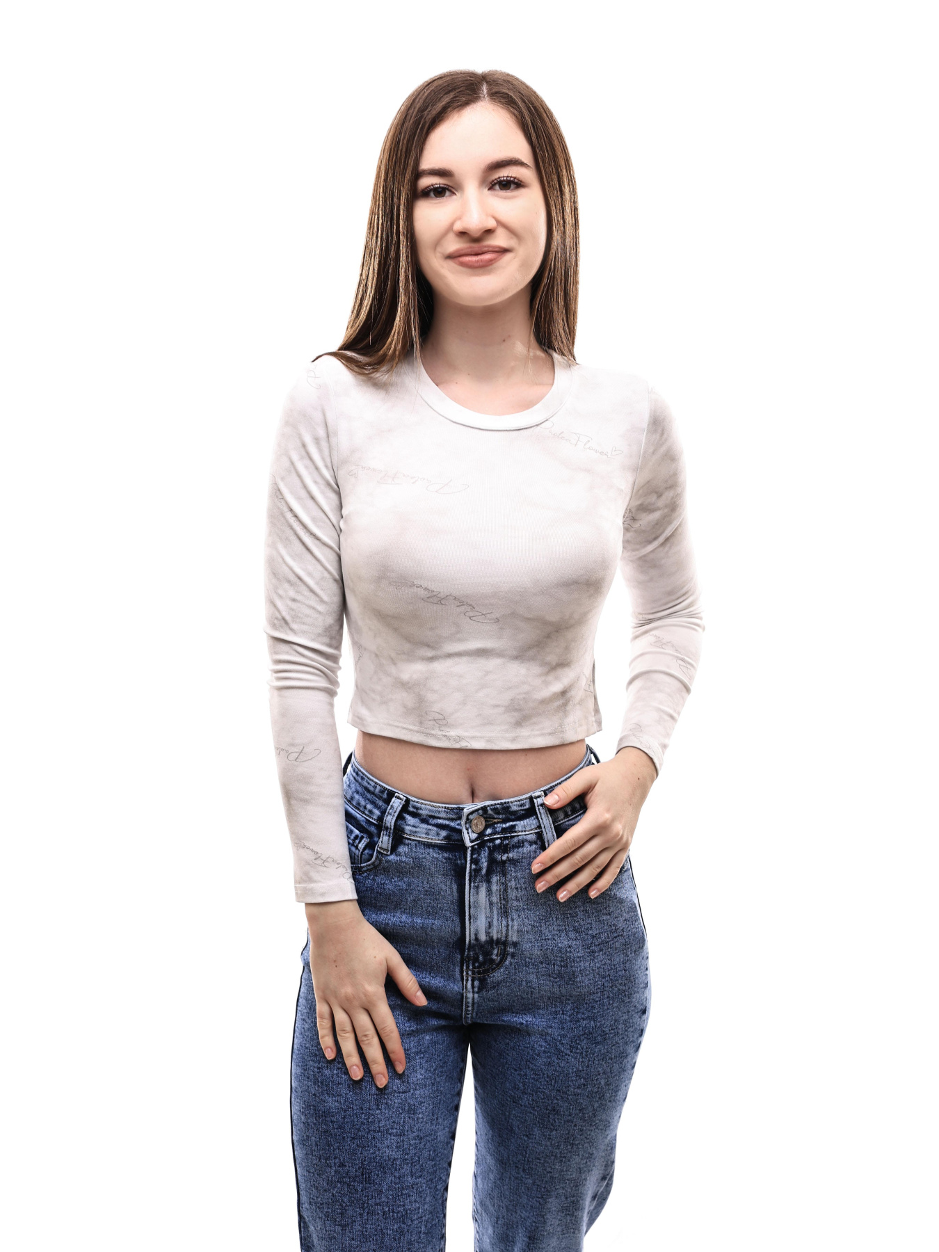 Лонгслів жіночий Білий LUMO модель 698518 Фото