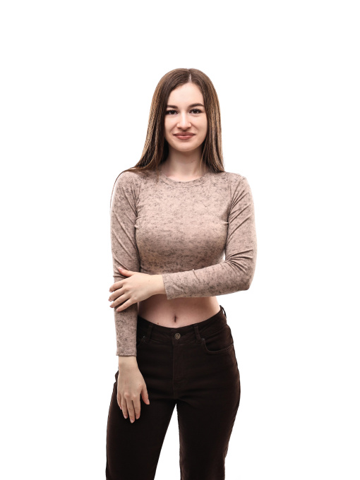 Лонгслів жіночий Бежевий LUMO модель 698519 Фото