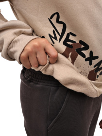 Худи для мальчика подростка Бежевый STREAM модель 695540 Фото