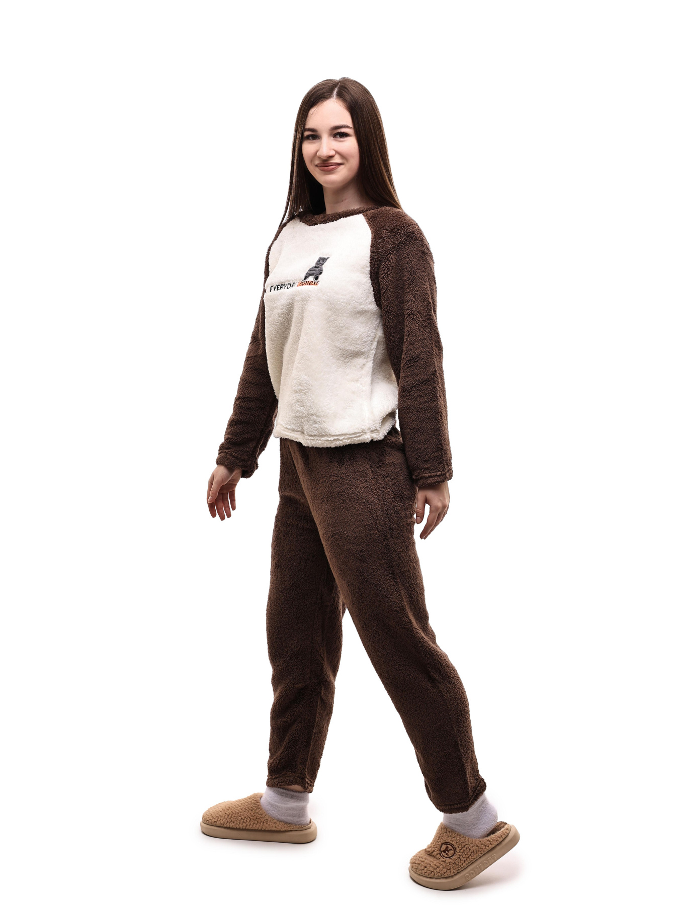 Пижама женская Тёмно-коричневый LUMO модель 692584 Фото